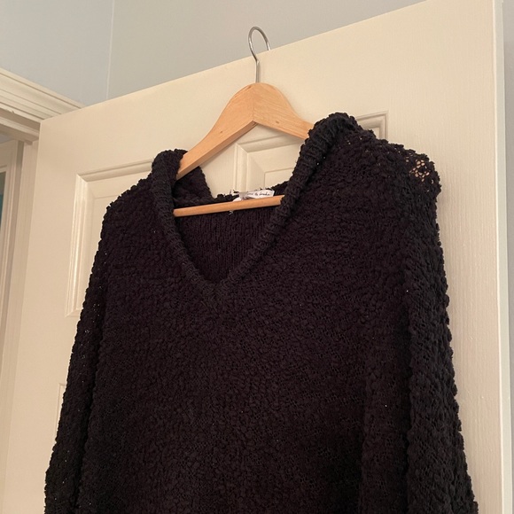 Young Fabulous & Broke Chunky Knit Hoodie M/L - Picture 5 of 11